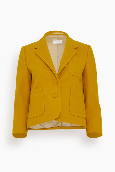 Dries Van Noten Jackets Bamis Jacket in Mustard Dries Van Noten Bamis Jacket in Mustard