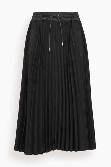 Sacai Skirts Technical Jersey Skirt in Black Sacai Technical Jersey Skirt in Black