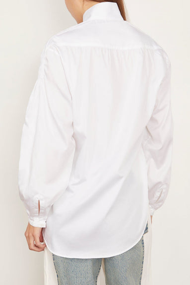 Bourrienne Paris Tops Poetesse Shirt in White Bourrienne Paris Poetesse Shirt in White