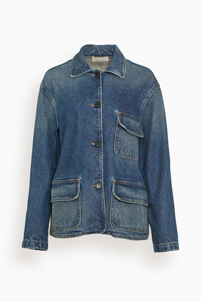 Cowan Denim Jacket in Ocean Wash