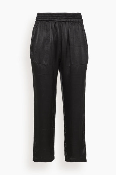 Trapunto Pant in Black