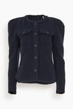 Etoile Isabel Marant Jackets Nelly Jacket in Midnight Etoile Isabel Marant Nelly Jacket in Midnight