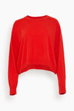 Vanessa Bruno Sweaters Valerie Sweater in Coquelicot Vanessa Bruno Valerie Sweater in Coquelicot