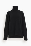 Rohe Sweaters Classic Turtleneck Jumper in Black