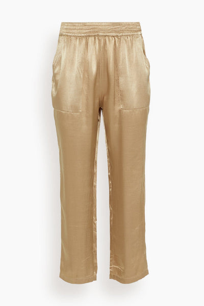 Trapunto Pant in Sand