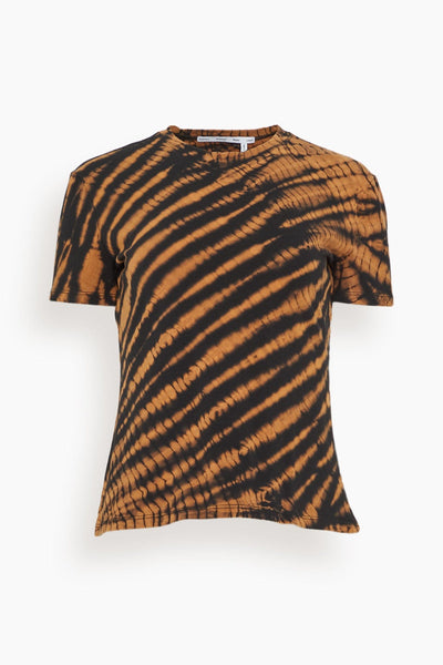 Finley Tie Dye T-Shirt in Black/Rust