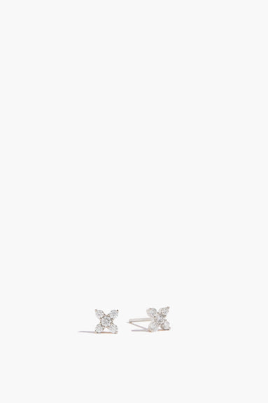 Dana Rebecca Earrings Ava Bea X Studs in 14k White Gold Dana Rebecca Ava Bea X Studs in 14k White Gold