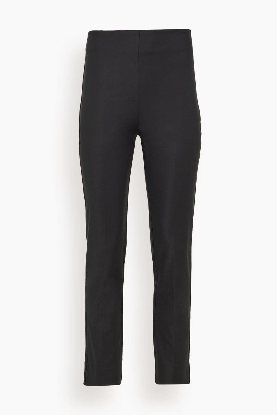 Rohe Pants Cigarette Leg Trousers in Black