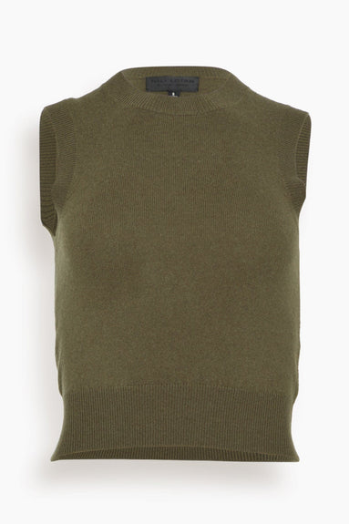 Nili Lotan Sweaters May Sweater Tank in Dark Moss Nili Lotan May Sweater Tank in Dark Moss