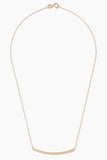 Sylvie Rose Long Bar Necklace in 14k Yellow Gold