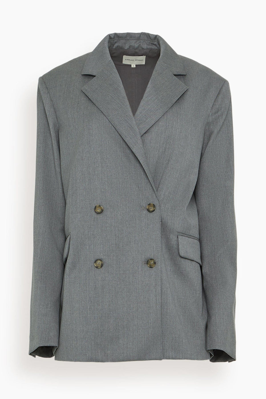 Loulou Studio Jackets Donau Blazer in Grey Loulou Studio Donau Blazer in Grey