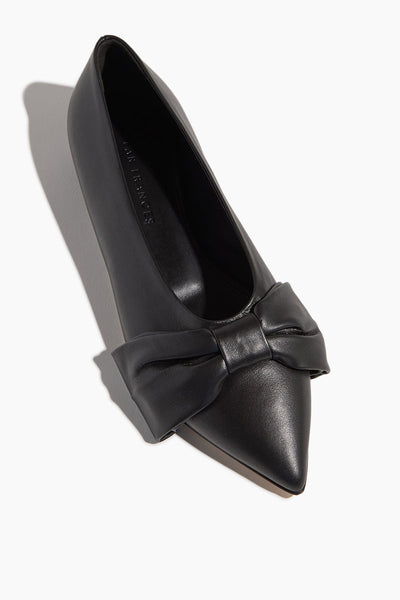 Dear Frances Ballet Flats Bow Pump in Black Dear Frances Bow Pump in Black