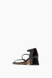 Dear Frances Strappy Heels Prim Sandal in Nero Dear Frances Prim Sandal in Nero