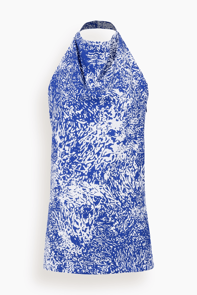 Theda Top in Cobalt Multi