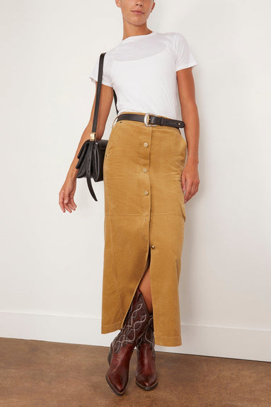 Dorothee Schumacher Skirts Twisted Structure Skirt in Dusty Camel Dorothee Schumacher Twisted Structure Skirt in Dusty Camel