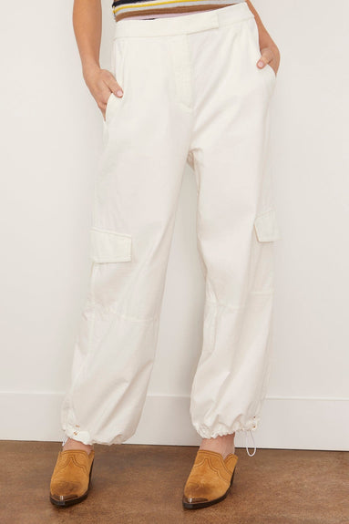 Dorothee Schumacher Pants Twisted Structure Pant in Camellia White Twisted Structure Pant in Camellia White