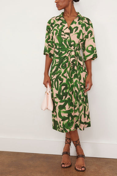 Dries Van Noten Casual Dresses Dakolai Dress in Green Dries Van Noten Dakolai Dress in Green