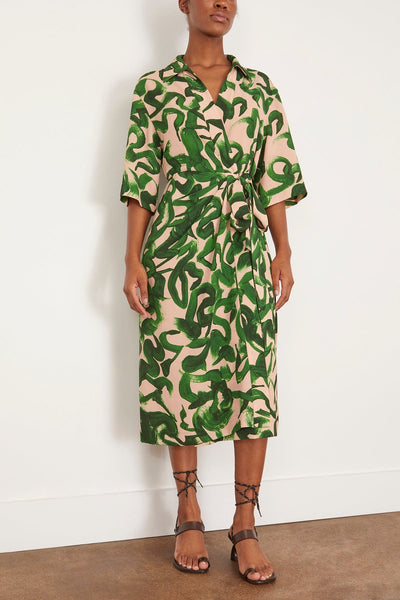 Dries Van Noten Casual Dresses Dakolai Dress in Green Dries Van Noten Dakolai Dress in Green