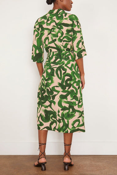 Dries Van Noten Casual Dresses Dakolai Dress in Green Dries Van Noten Dakolai Dress in Green