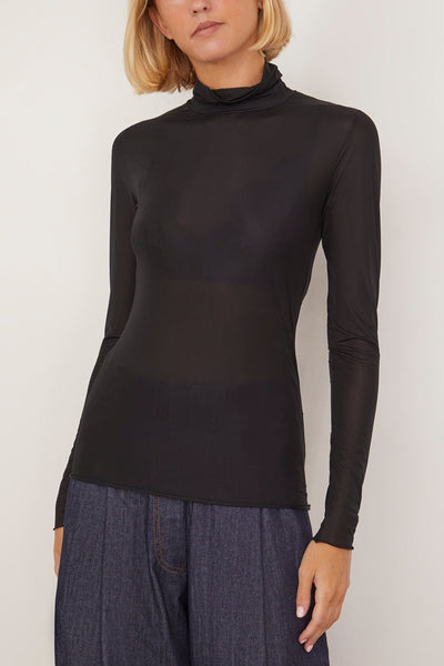 Dries Van Noten Tops Hoyser Turtleneck in Black Dries Van Noten Hoyser Turtleneck in Black