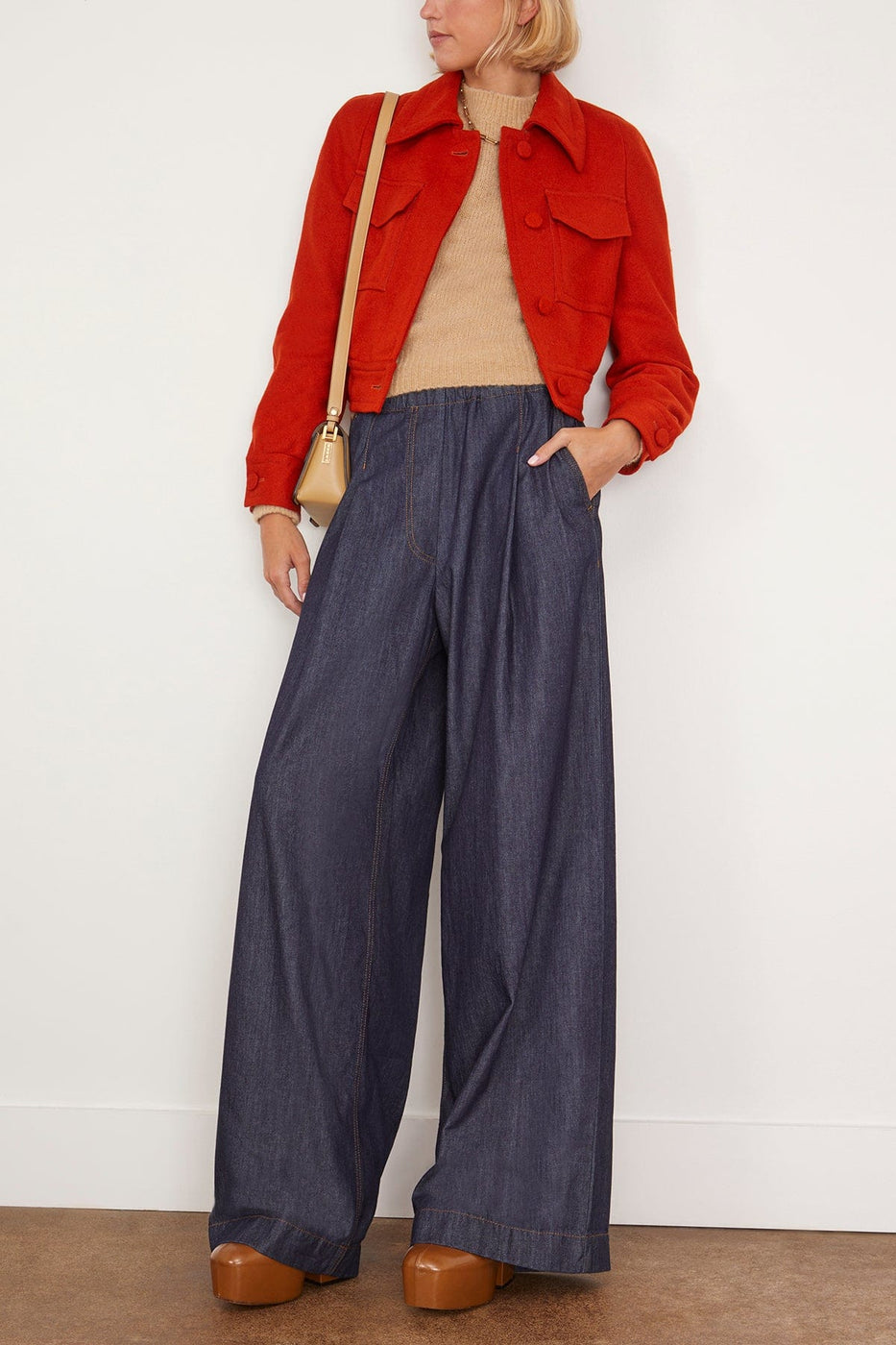 Dries Van Noten Pants Pila Denim Pant in Indigo Dries Van Noten Pila Denim Pant in Indigo