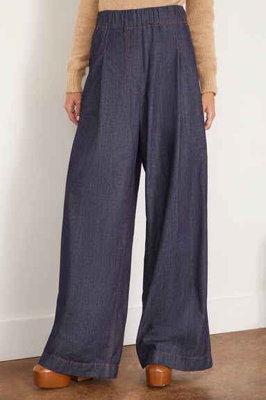 Dries Van Noten Pants Pila Denim Pant in Indigo Dries Van Noten Pila Denim Pant in Indigo