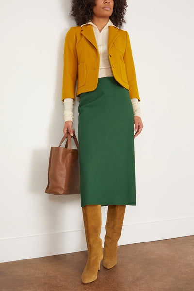 Dries Van Noten Skirts Separ Skirt in Emerald Dries Van Noten Separ Skirt in Emerald