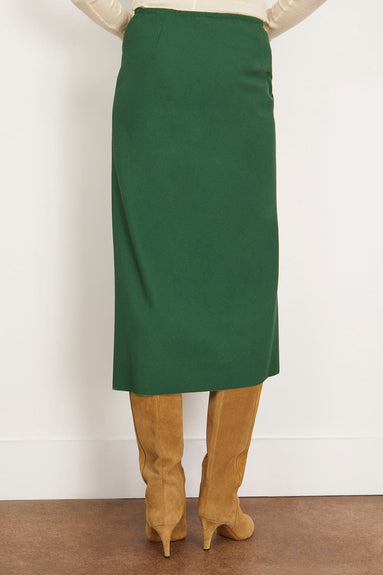 Dries Van Noten Skirts Separ Skirt in Emerald Dries Van Noten Separ Skirt in Emerald