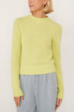 Dries Van Noten Sweaters Texas Sweater in Lime Dries Van Noten Texas Sweater in Lime