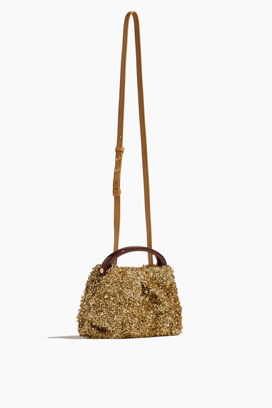 Dries Van Noten Top Handle Bags Crisp Bag in Gold Dries Van Noten Crisp Bag in Gold