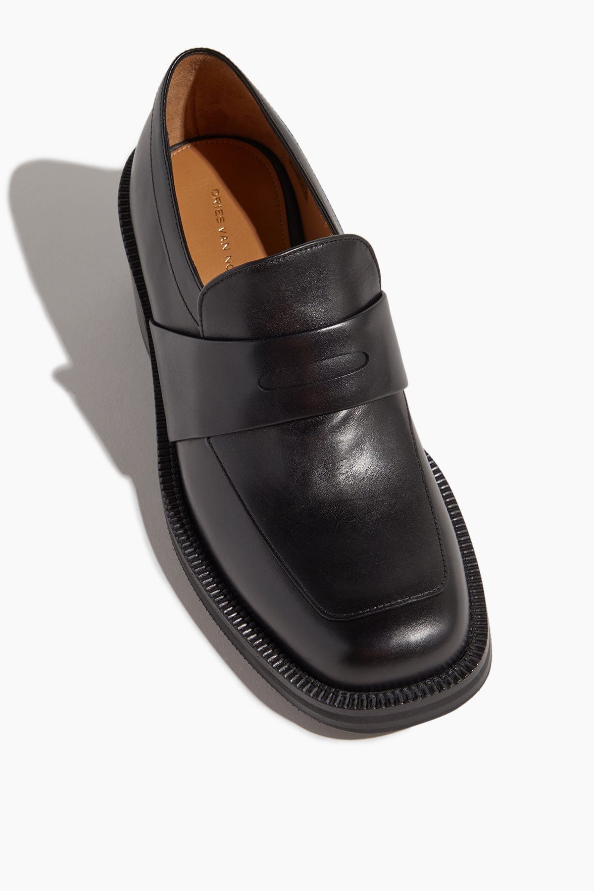 Dries Van Noten Loafers Heeled Loafer in Black Dries Van Noten Heeled Loafer in Black