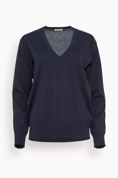 Dries Van Noten Sweaters Tuomas Sweater in Navy Dries Van Noten Tuomas Sweater in Navy