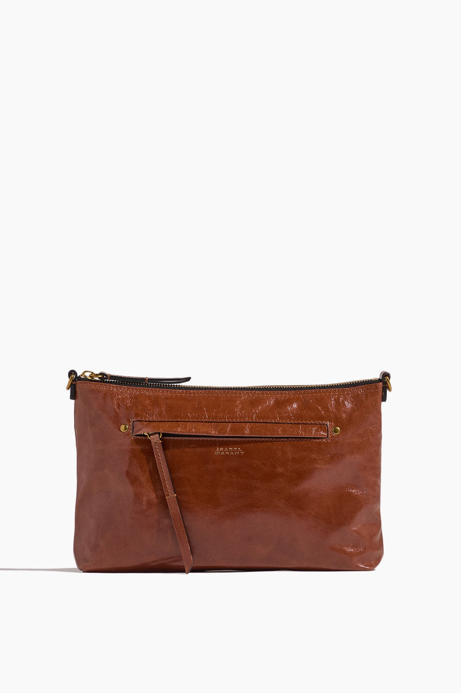 Isabel Marant Cross Body Bags Nessah Clutch Bag in Cognac Isabel Marant Nessah Clutch Bag in Cognac