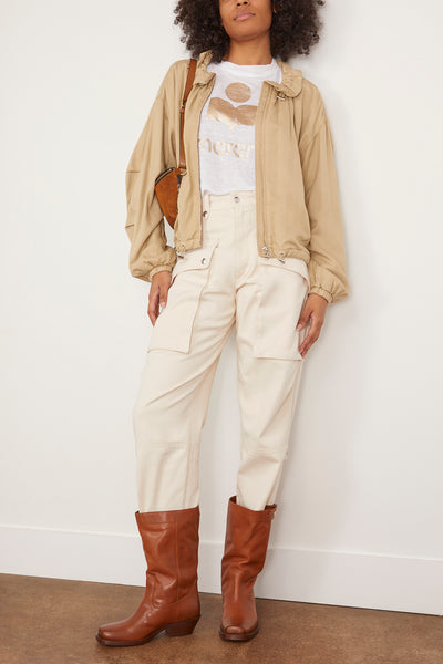 Plume Jacket in Light Khaki