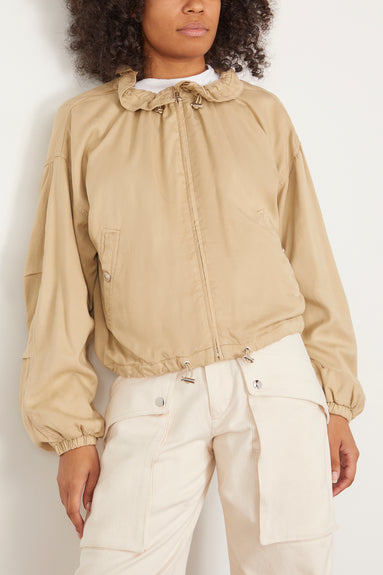 Plume Jacket in Light Khaki