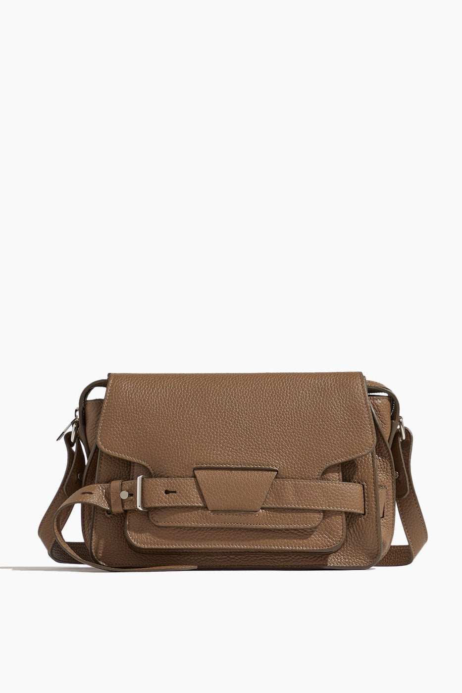 Proenza Schouler Handbags Cross Body Bags Beacon Saddle Bag in Mushroom