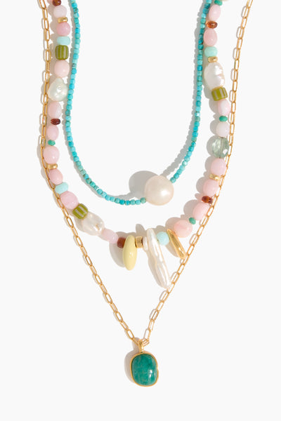 Off Shore Necklace in Pink Sands