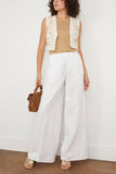 Forte Forte Pants Chic Cotton Gabardine Palazzo Pant in Puro Forte Forte Chic Cotton Gabardine Palazzo Pant in Puro