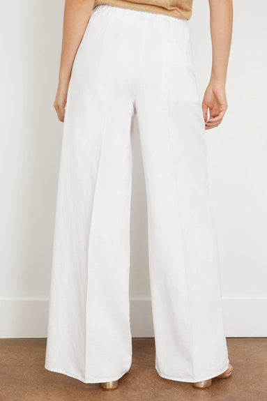 Forte Forte Pants Chic Cotton Gabardine Palazzo Pant in Puro Forte Forte Chic Cotton Gabardine Palazzo Pant in Puro