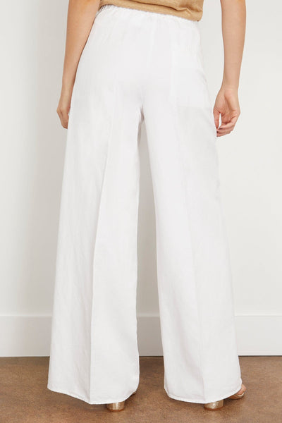 Forte Forte Pants Chic Cotton Gabardine Palazzo Pant in Puro Forte Forte Chic Cotton Gabardine Palazzo Pant in Puro