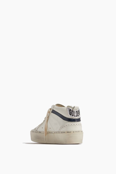 Golden Goose High Top Sneakers Hi Mid Star Sneaker in White/Ice/Blue/Silver Golden Goose Hi Mid Star Sneaker in White/Ice/Blue/Silver