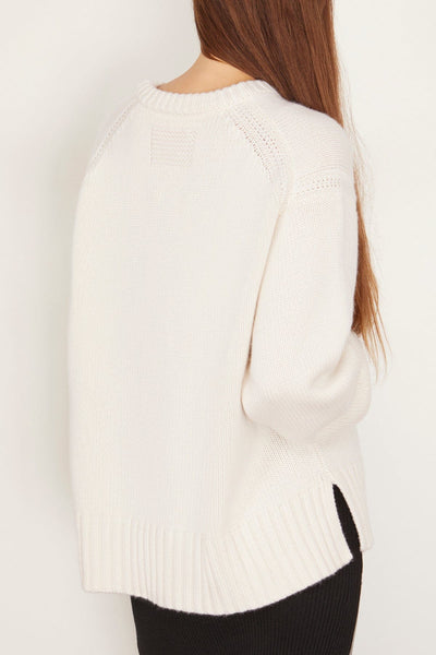 Guest In Residence Sweaters Cozy Crew in Cream Cozy Crew in Cream