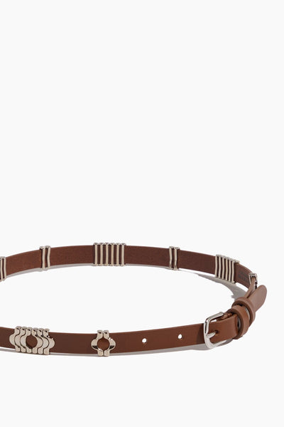 Isabel Marant Belts Odena Belt in Cognac/Silver Isabel Marant Odena Belt in Cognac/Silver