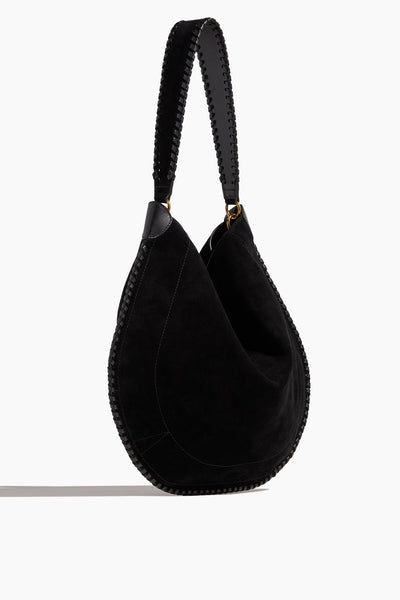 Isabel Marant Shoulder Bags Oskan Hobo Bag in Black Isabel Marant Oskan Hobo Bag in Black