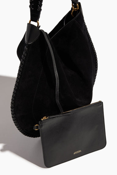 Isabel Marant Shoulder Bags Oskan Hobo Bag in Black Isabel Marant Oskan Hobo Bag in Black