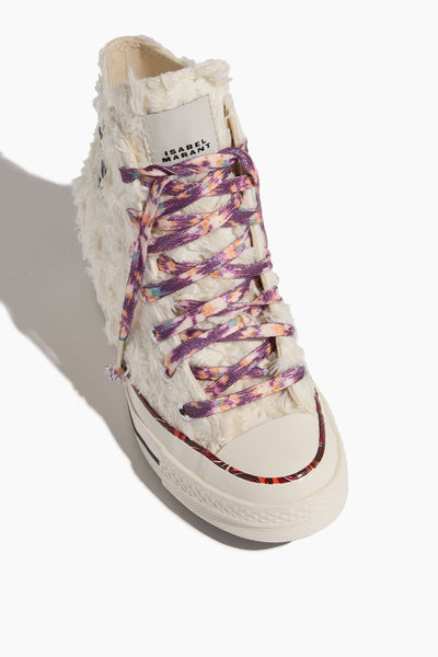 Isabel Marant x Converse Wedge Sneakers Chuck Wedge Sneakers in Vanilla White/Black/Red Isabel Marant x Converse Chuck Wedge Sneakers in Vanilla White/Black/Red