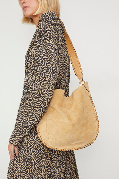 Isabel Marant Shoulder Bags Oskan Shoulder Bag in Beige Isabel Marant Oskan Shoulder Bag in Beige