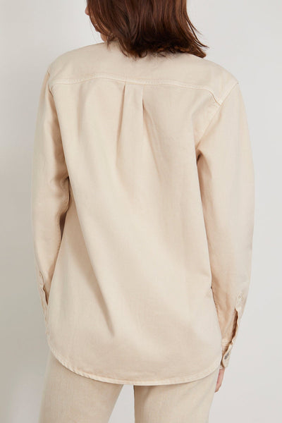 Isabel Marant Tops Talbot Long Sleeve Top in Ecru Isabel Marant Talbot Long Sleeve Top in Ecru