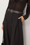 La Collection Belts Charlie Belt in Black La Collection Charlie Belt in Black