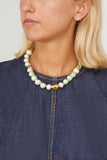 Daybreak Collar in Lavender and Lime